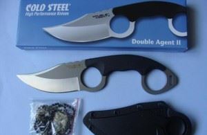 美国冷钢 Cold Steel39FN Double AgentII双指环格斗刀
