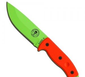 美国ESEE 5P-VG绿色涂层著名丛林生存刀