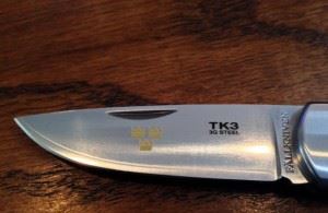 FK 瑞典Fallkniven TK3OAKC 3G钢 优雅绅士折刀