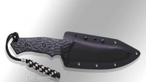 PROTECH 美国超技术 pindrift SD4 2-Tone black/Grey G-10 handle G10灰色柄战术刀