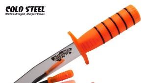 COLD STEEL美国冷钢 80PH 橘色柄生存刀军刀正品野营刀具【原装进口】