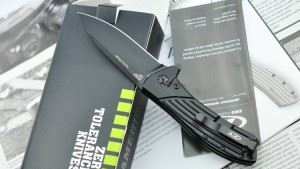 美国Zero Tolerance零误差ZT 0801BLK Rexford Flipper Knife Titanium 黑色限量版
