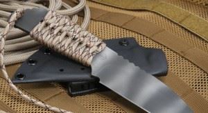 STRIDER 美国挺进者 MFS-T伞绳柄 几何头虎斑纹战术直刀