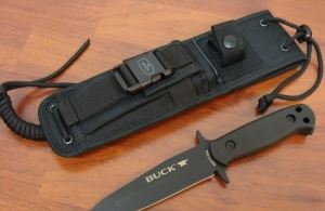 Buck美国巴克新款625BKS黑柄战术直刀