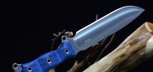 BUSSE美国巴斯战斗刀NMSFNO蓝色刀柄骨灰级收藏限量版