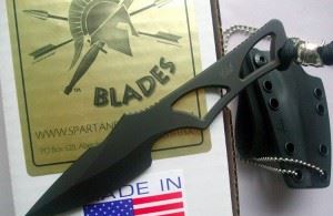 SPARTAN 美国斯巴达Enyo (i-nye-oh) SB2BK Black 水滴型颈刀-黑色
