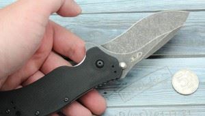 Zero Tolerance美国零误差 0350BW Blackwash Assisted Folding Knife黑石洗快速半彈折刀