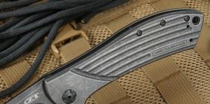 美国Zero Tolerance零误差ZT  0801 BW Todd Rexford Design Folding Knife 限量版 黑色沧桑石洗 折刀
