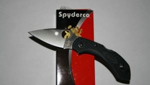 SPYDERCO 美国蜘蛛C28PGRE2 蜻蜓ZDP-189钢折刀
