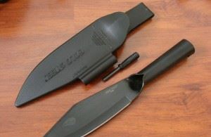 Cold Steel 美国冷钢 95BBUSK Bowie Bushman 布西曼博伊型全钢黑色经典直刀