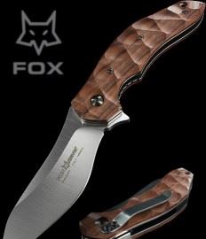 FOX意大利狐狸AJ-1066 FX-302 ST安索蜂窝型木柄折刀