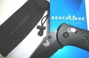 BENCHMADE 美国蝴蝶 BM.551SBK 黑色半齿折刀