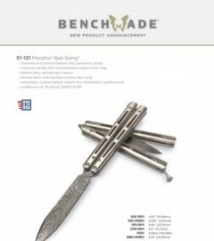 BENCHMADE 美国蝴蝶BM-51-121 蝴蝶刀金盒限量版