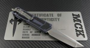 美国微技术Microtech Scarab Tanto Stonewash Gun Metal Gray 