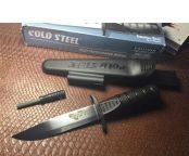 COLD STEEL美国冷钢 80PHB 黑色柄生存刀